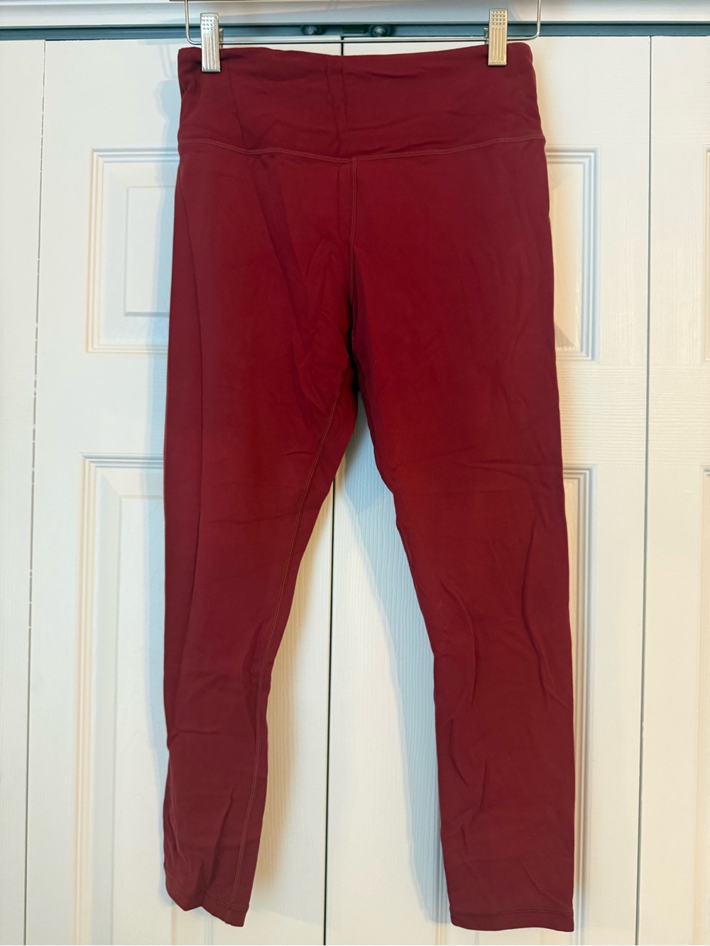ZYIA Maroon High-Waist Leggings
